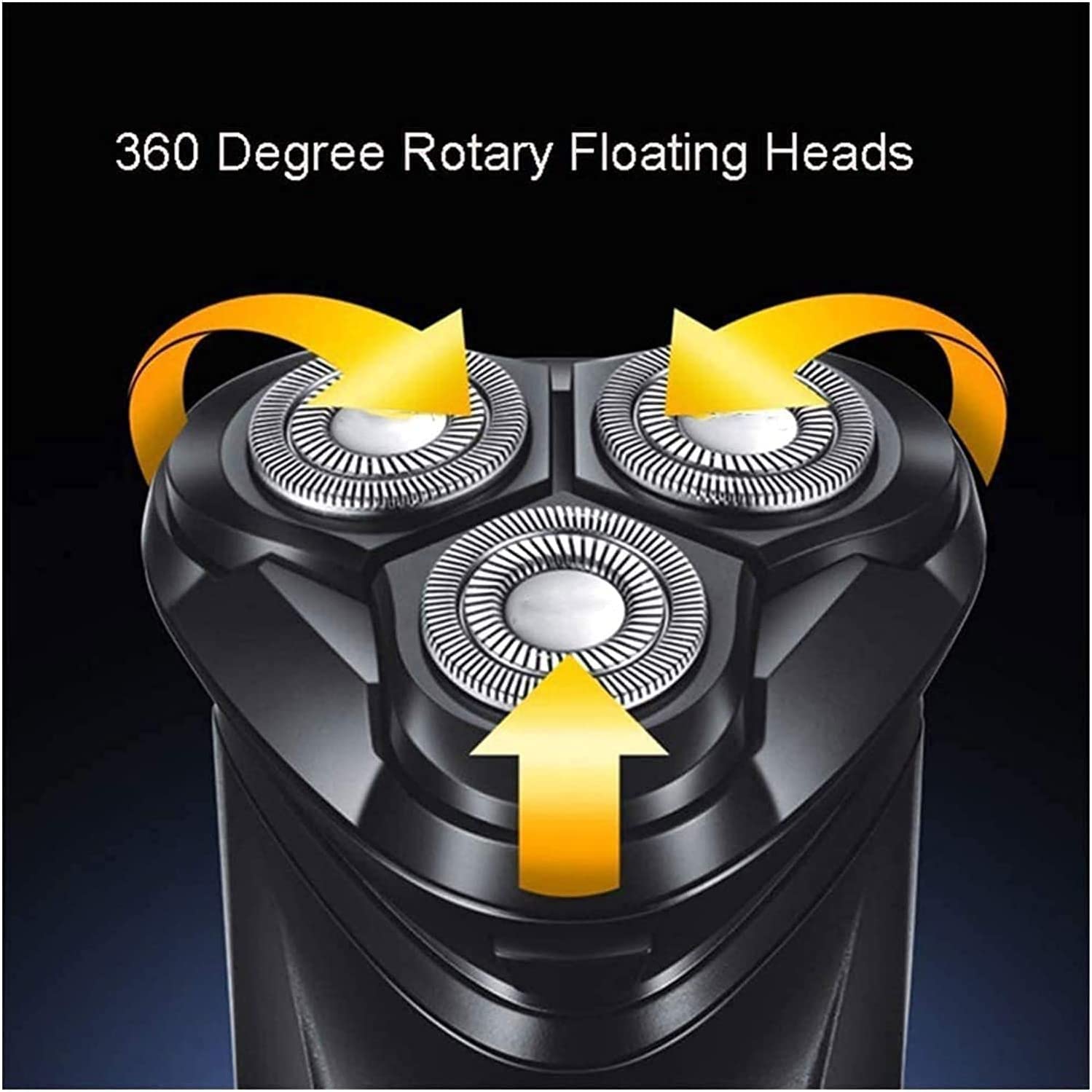 Men's Electric Razor - Rechargeable Rotary Shaver with Washable Head & USB-C Fast Charging (1 Hour) - Perfect for Travel, Daily Shaving & Gift Giving