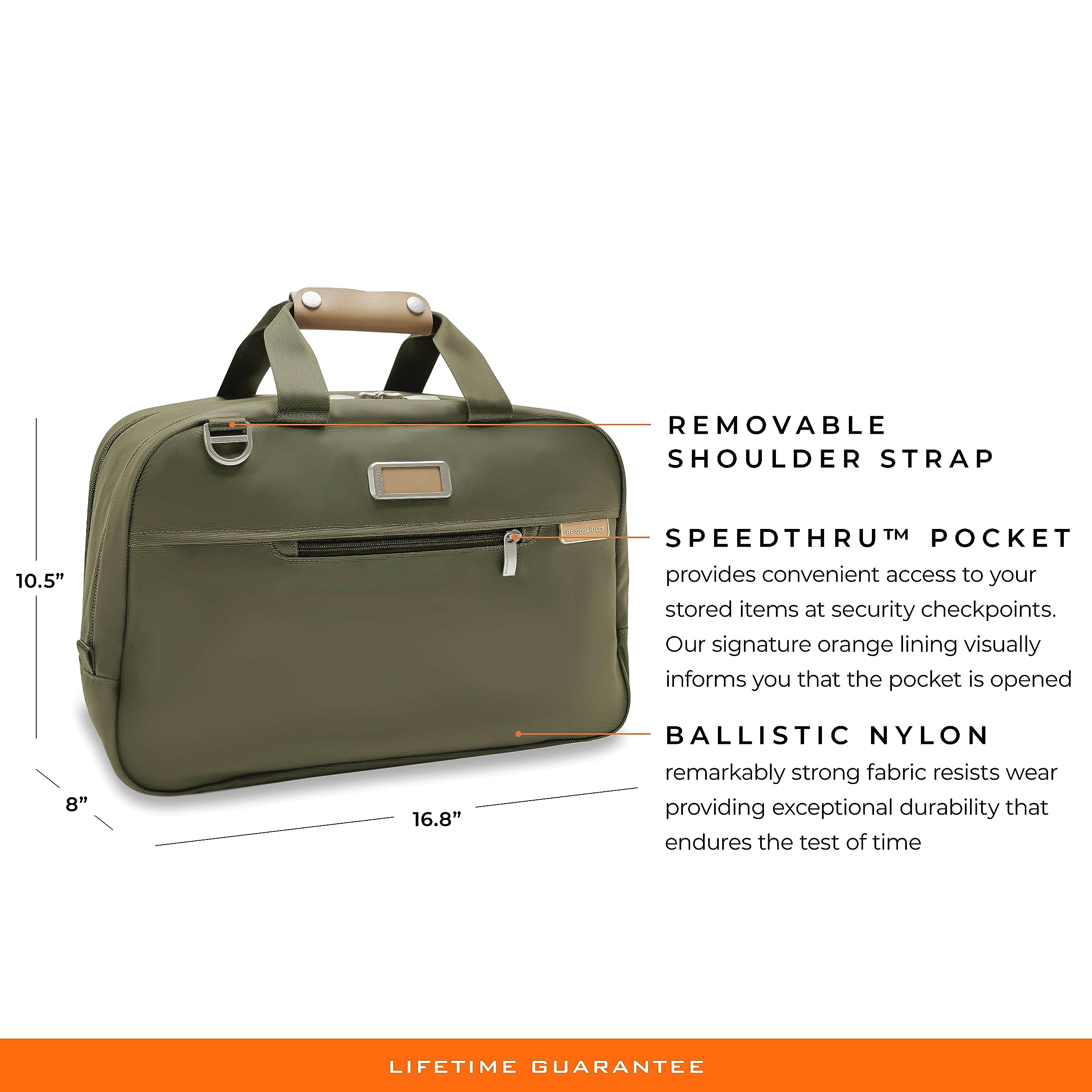 Briggs & Riley Premium Travel Duffel Bag - Water-Resistant Carry-On Luggage for Gym, Work & Weekend Trips - Durable & Spacious Travel Gear for Men & Women