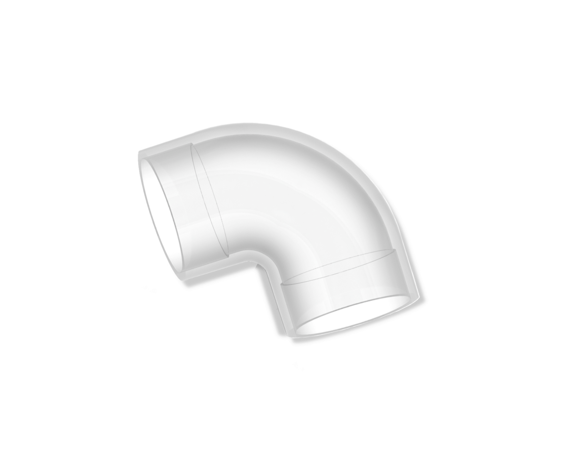 Clear PVC Elbow Pipe Fitting - 90 Degree Connector for Plumbing, Aquariums, and DIY Projects | Durable & Leak-Proof Water Pipe Joint