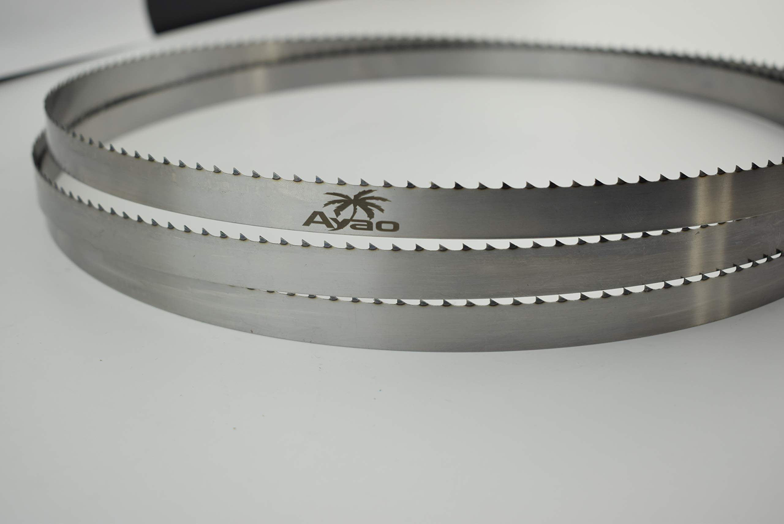 AYAO 82-Inch Hardened Teeth Band Saw Blades - 1/2 Inch Width, 4TPI for Woodworking & Metal Cutting | Perfect for DIY Projects & Professional Use