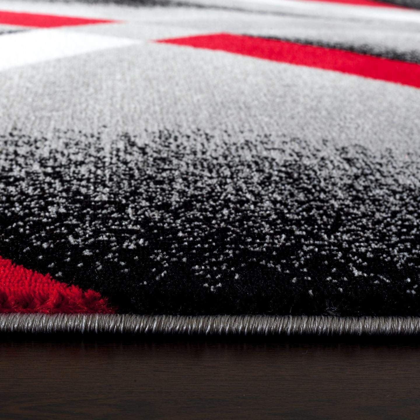 2305 Gray 8x11ft Abstract Modern Area Rug - Soft Non-Slip Living Room Carpet for Bedroom, Office & Home Decor