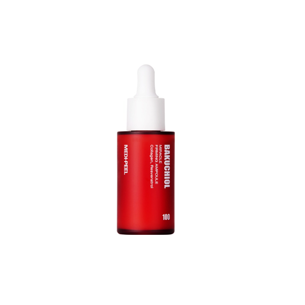 Medi Peel Bakuchiol Firming Ampoule - Anti-Aging Face Serum for Wrinkles & Fine Lines | Hydrating & Lifting Treatment for Daily Skincare Routine