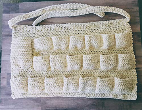Crochet Egg Apron - Handmade Cotton Kitchen Apron for Cooking, Baking & Crafting - Perfect for Easter, Mother's Day & DIY Gifts