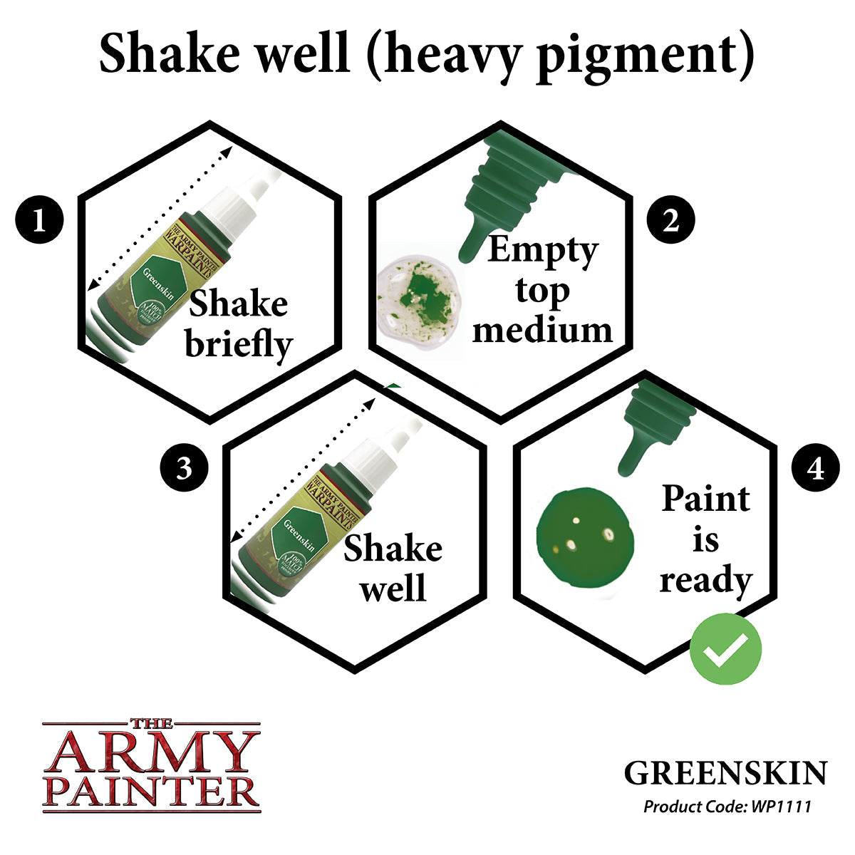 War Paints: Greenskin - High-Quality Fantasy Miniature Paint Set for Tabletop Gaming & Warhammer 40K - Perfect for Painting Orcs, Goblins & Fantasy Miniatures