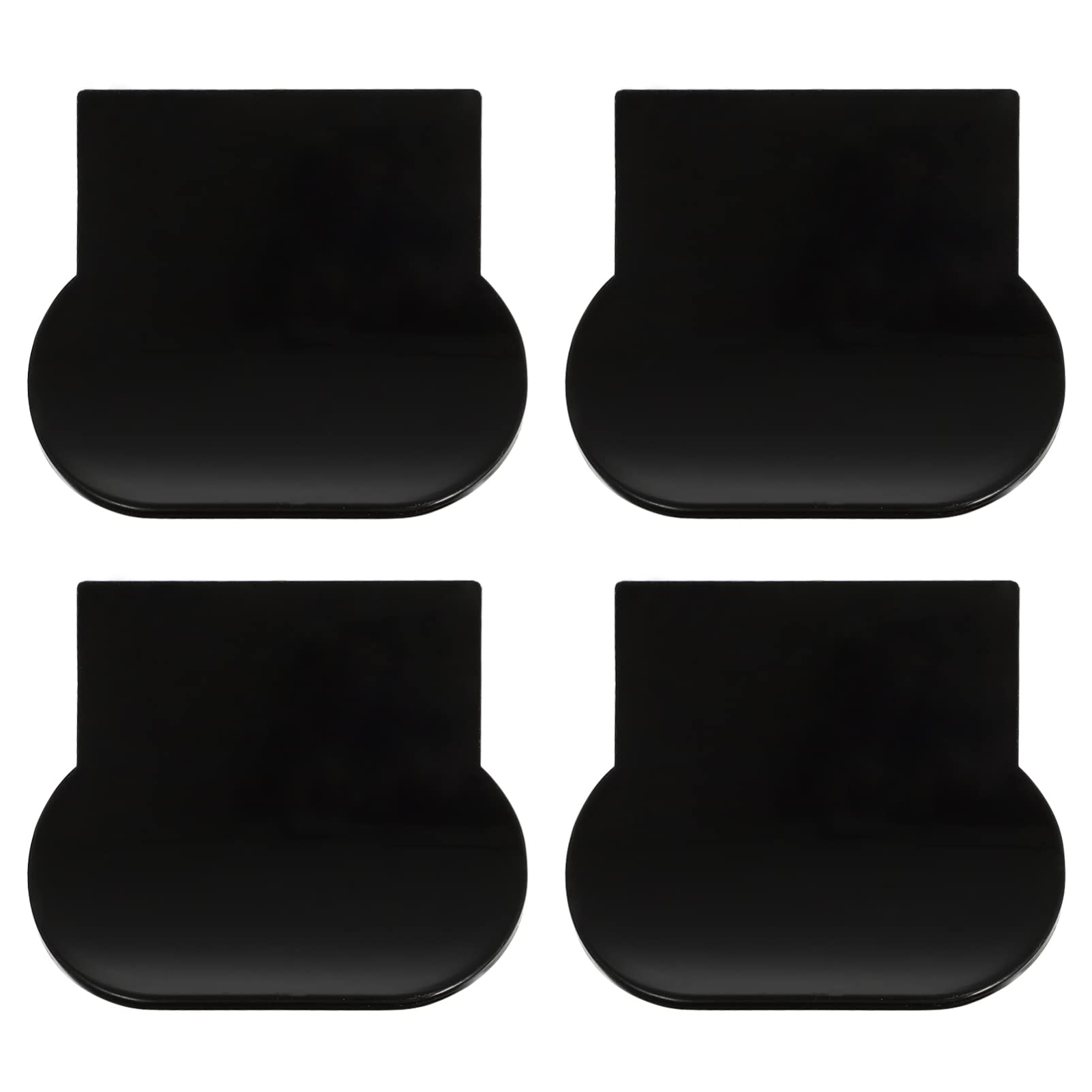 DOITOOL 4-Pack Toilet Seat Cover Lifters - Durable Bathroom Accessories for Home, Office, Hotel & Restaurant - Black (Ideal for Hands-Free Hygiene & Easy Cleaning)