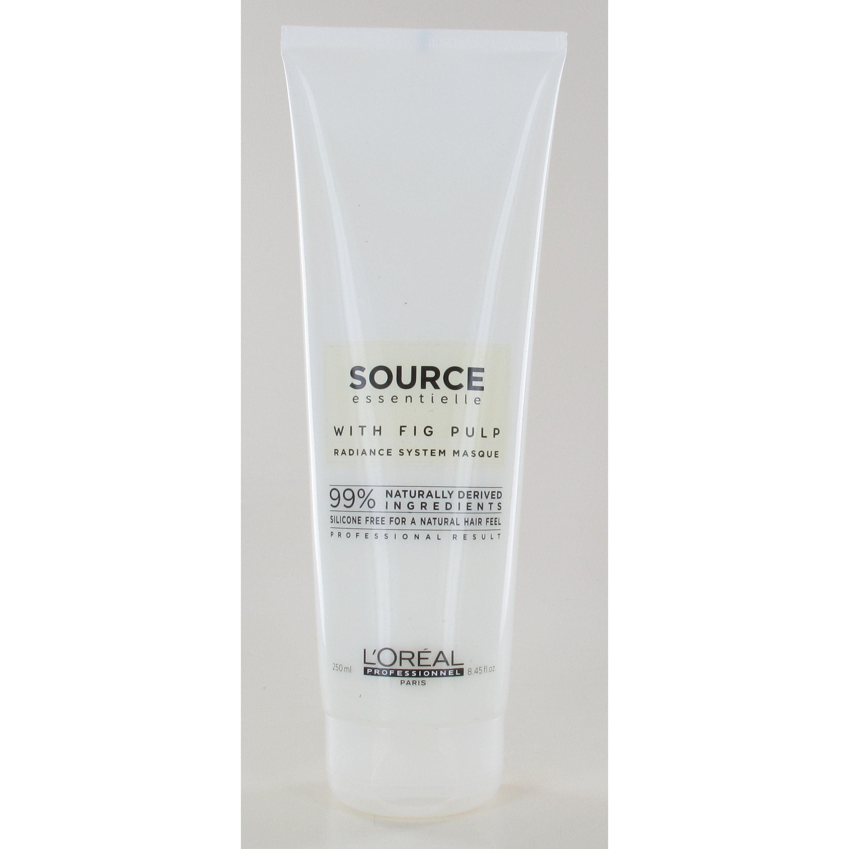 L'Oreal Source Essentielle Fig Pulp Radiance Mask - 8.45 oz Hydrating Face Mask for Glowing Skin | Perfect for Dry Skin Care Routine & Spa Night Self-Care