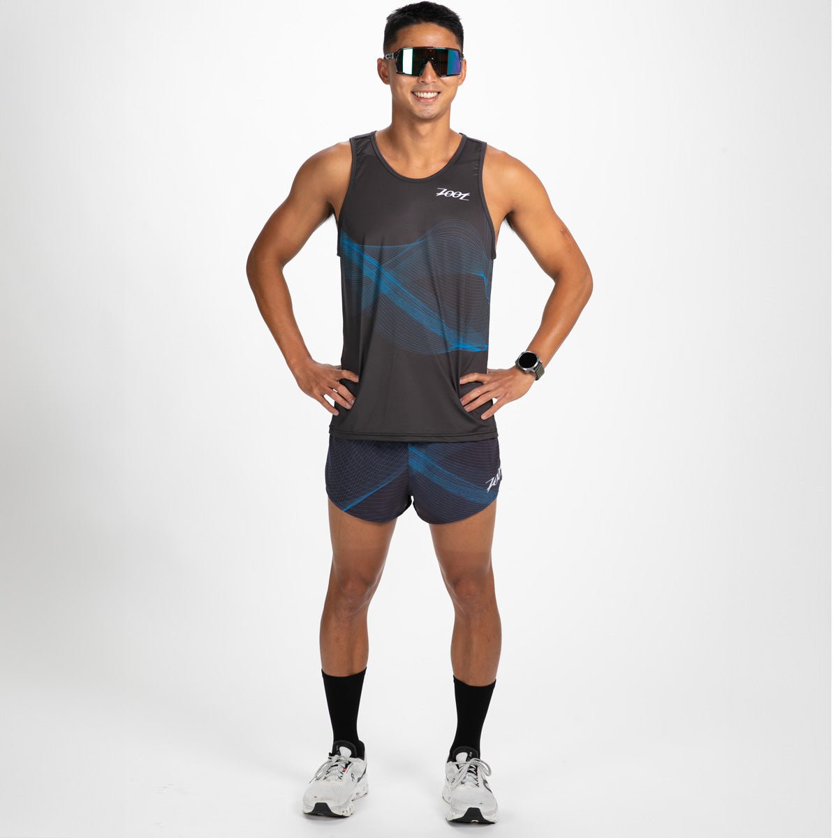 Men's Limited Edition Running Singlet - Vanish - Lightweight & Breathable for Marathon Training & Workouts