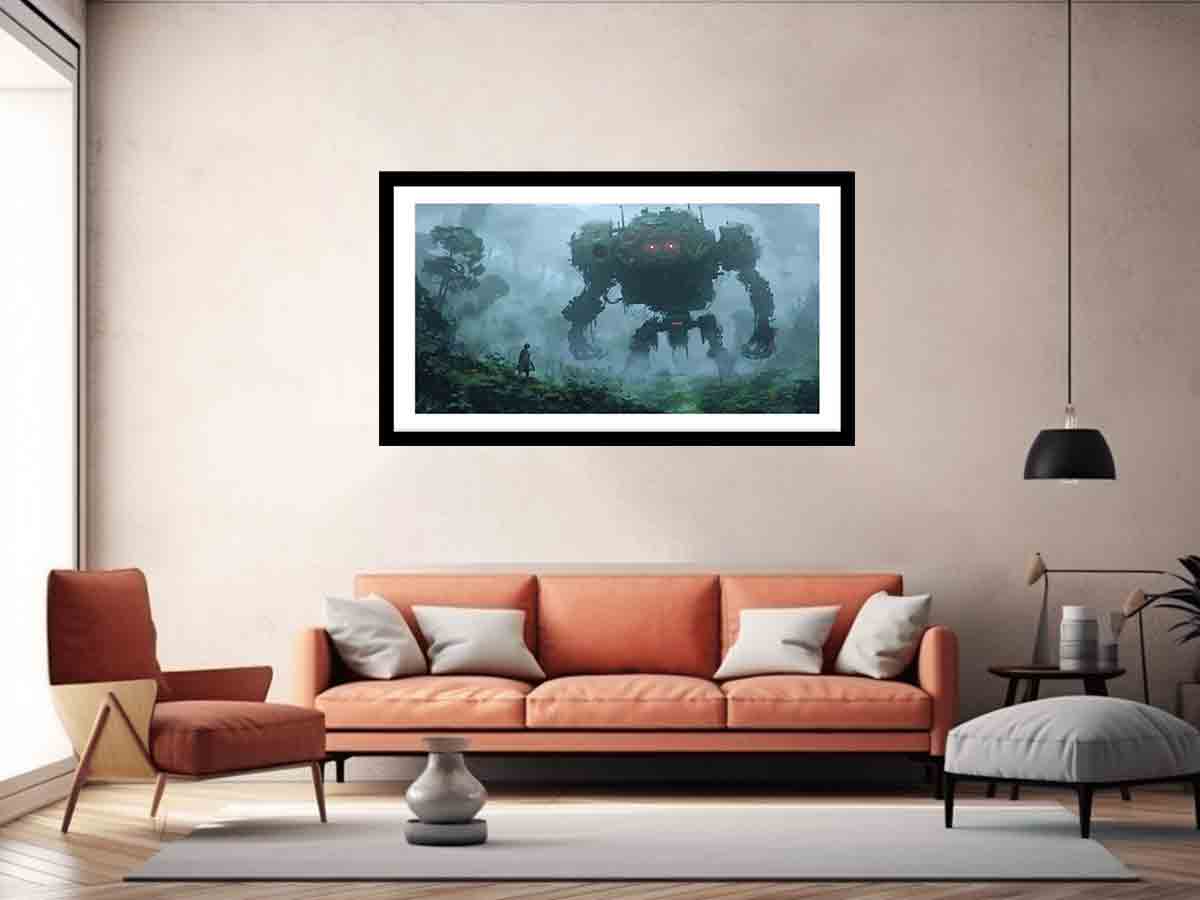 Future Thought Framed Print - Inspirational Wall Art for Home & Office Decor - Perfect for Living Room, Bedroom or Workspace Motivation