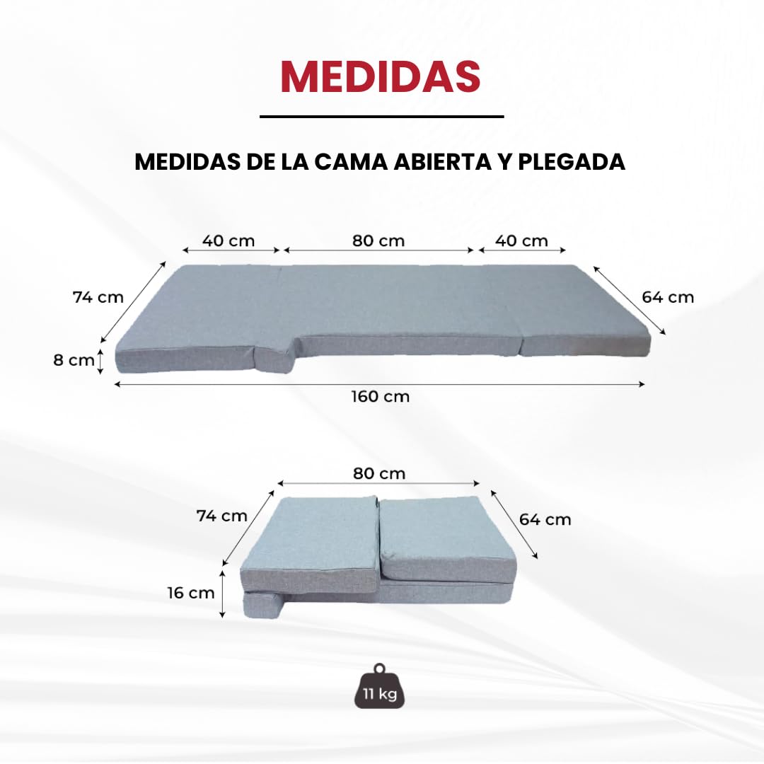 RAM ProMaster Camper RV Front Seat Mattress (2002-2025) - Grey Convertible Cab Bed for Kids & Pets | Comfortable Sleeping Solution for Road Trips & Camping Adventures
