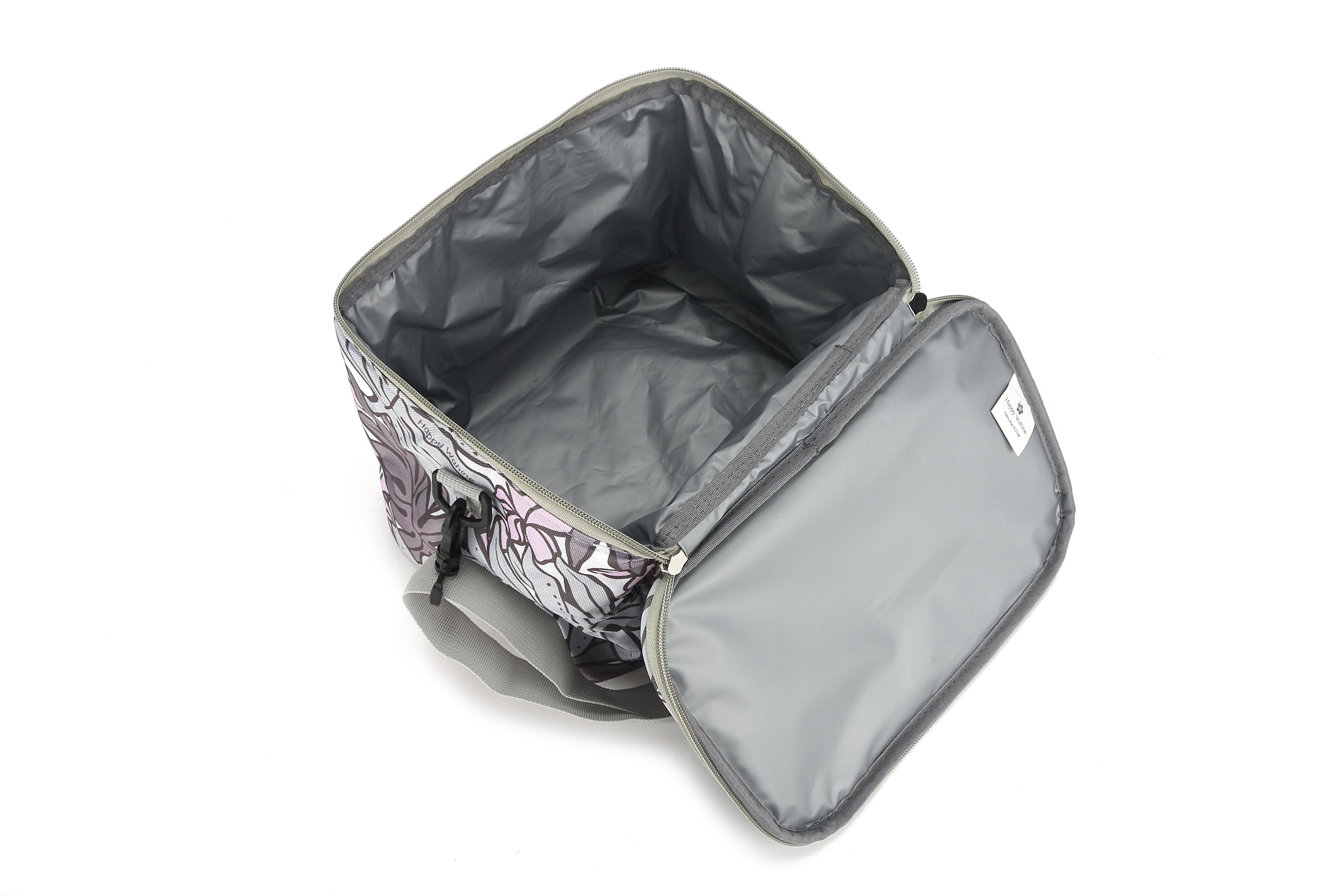 Premium Insulated Cooler Tote Bag - Medium Size, Stylish Laua'e Grey - Perfect for Beach Picnics, Camping & Outdoor Adventures