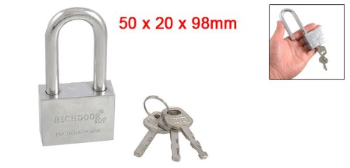 uxcell 50mm Heavy Duty Metal Security Padlock with 3 Keys - Secure Home Doors, Gates, Sheds & Storage Units | Weatherproof & Durable Outdoor Use