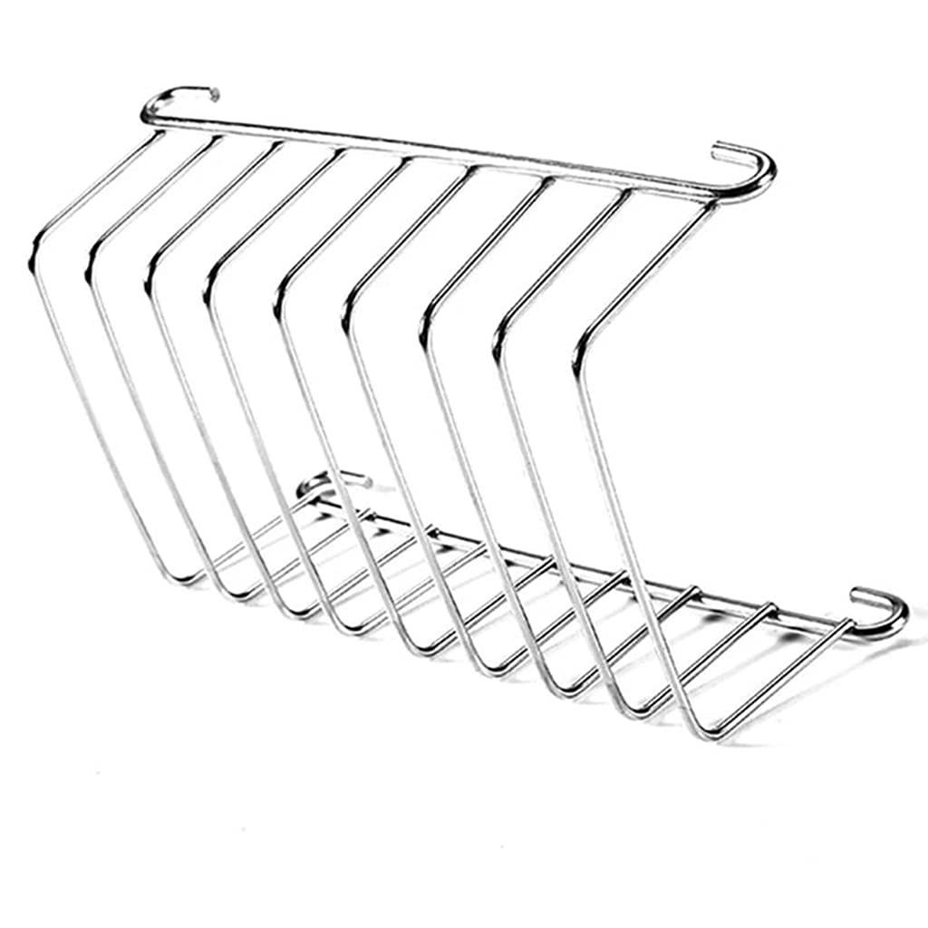 Stainless Steel Toast Rack - 8 Slot Non-Stick Toast Holder for Toaster, Oven, Air Fryer & BBQ - Perfect Breakfast Organizer for Kitchen & Dining