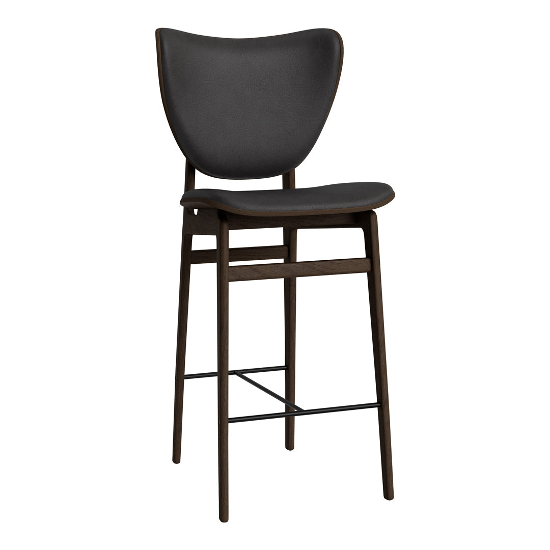 Elephant Counter Chair - Upholstered Bar Stool with Back Support for Kitchen Island, Breakfast Nook & Home Decor
