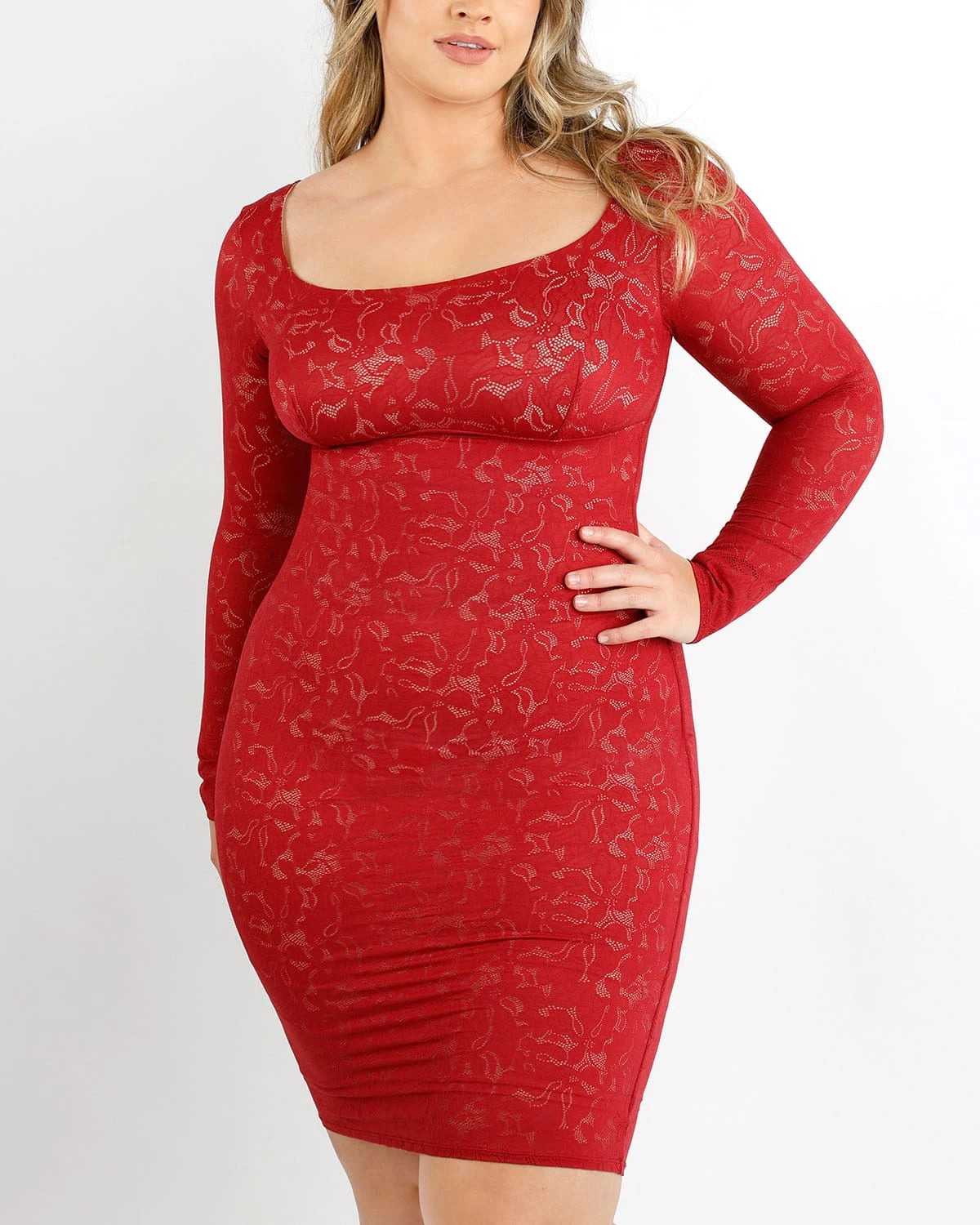Elegant Lace Floral Midi Dress for Women - Perfect for Weddings, Parties & Special Occasions