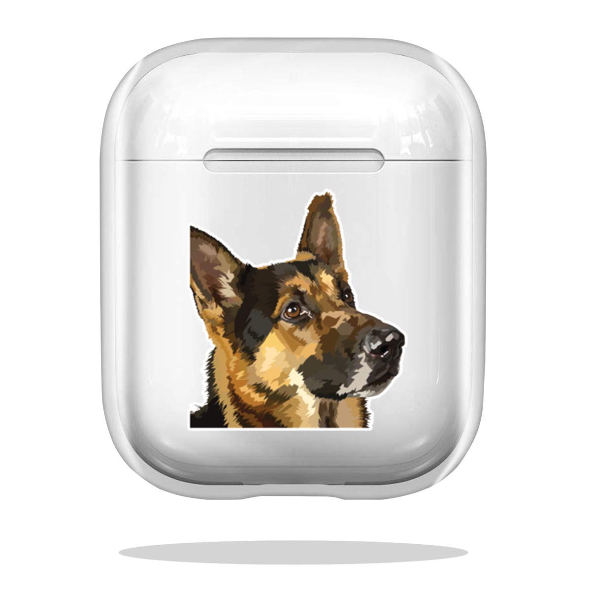 German Shepherd AirPods Pro Case Cover - Shockproof & Anti-Slip Protection for Apple AirPods Pro (2019/2021) - Cute Pet Design for Dog Lovers, Perfect for Gym, Travel & Daily Use
