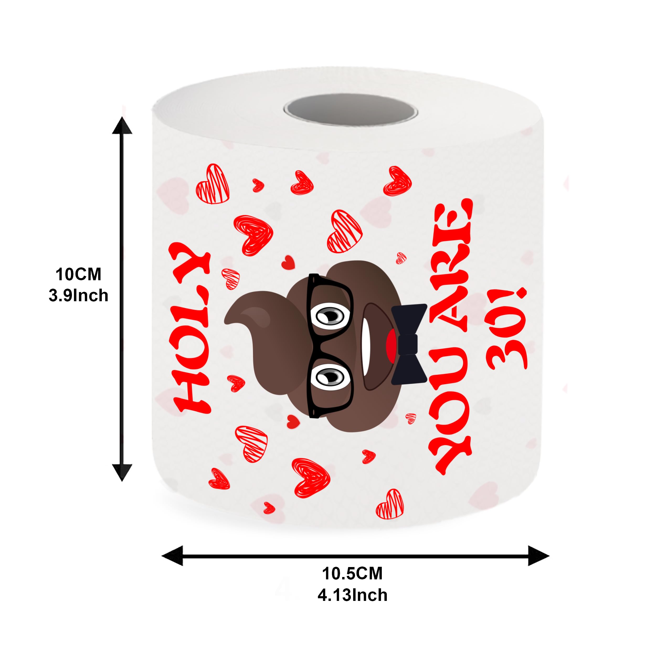 30th Birthday Toilet Paper - Fun & Unique 30th Birthday Gifts for Men & Women - 30th Birthday Party Decorations & Favors - Perfect for 30th Birthday Parties, Gag Gifts & Milestone Celebrations