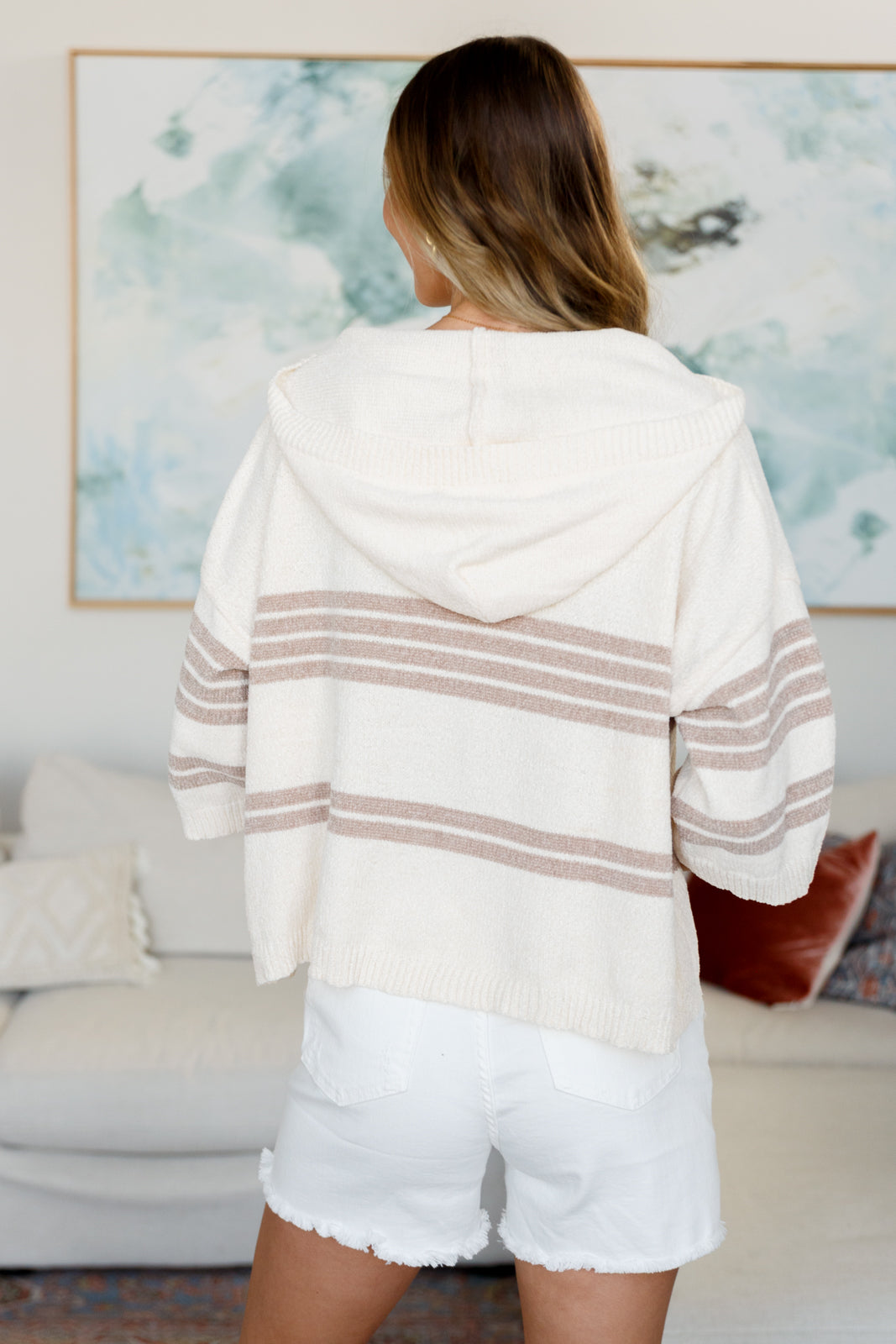 Cold Foam Striped Hoodie for Men & Women - Cozy Winter Pullover with Warm Fleece Lining | Perfect for Outdoor Activities, Casual Wear & Street Fashion