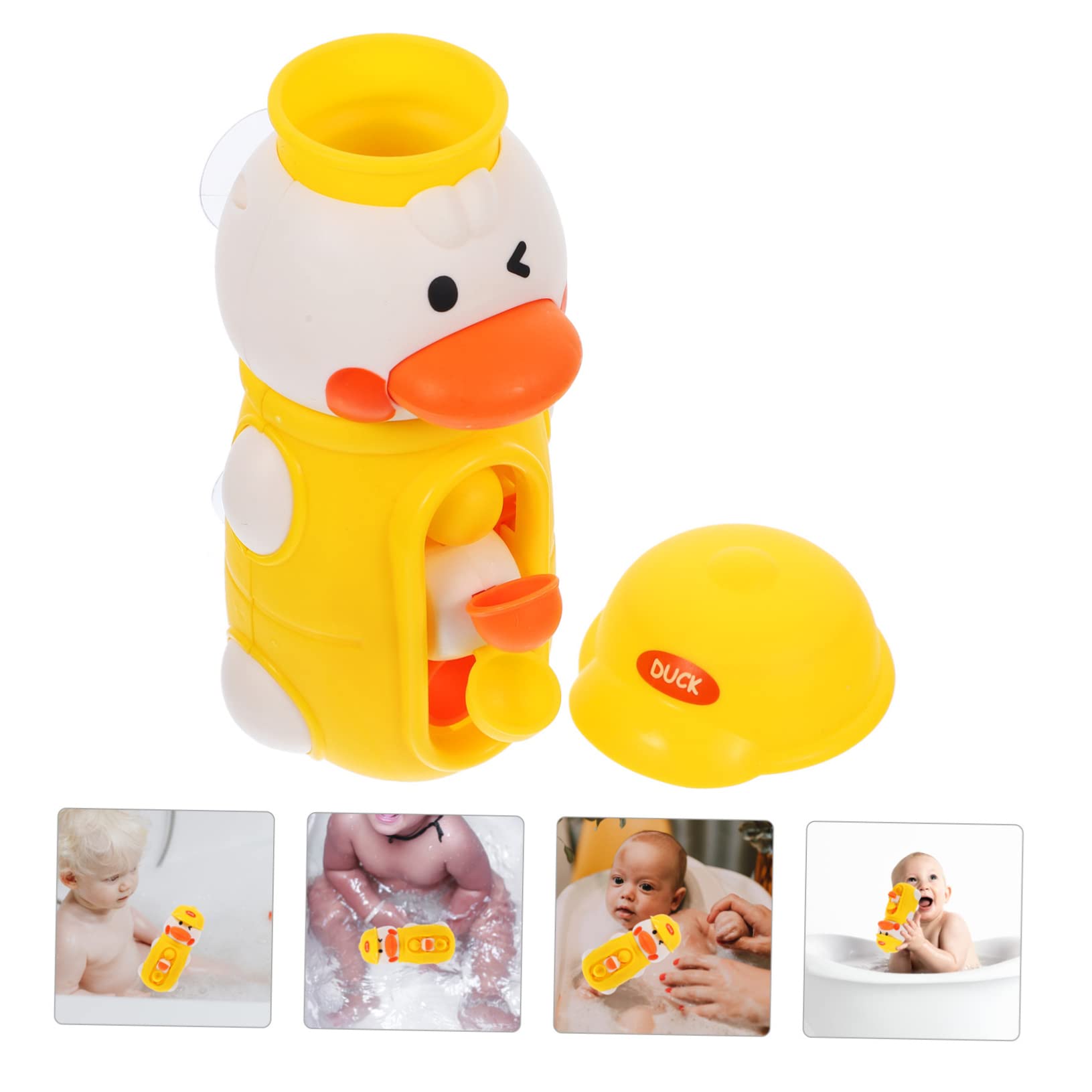 FAVOMOTO Interactive Waterfall Bathtub Toy for Kids - Fun Bath Time Water Spray & Induction Toy Set - Durable Plastic Bath Toys for Toddlers - Perfect for Sensory Play & Early Learning Development