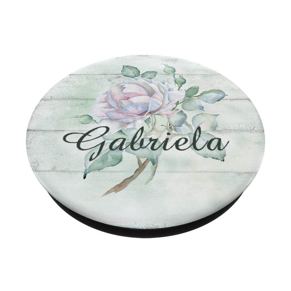Personalized Floral Rose Name Necklace for Girls - Custom Gabriela Jewelry Gift for Birthdays, Anniversaries & Special Occasions