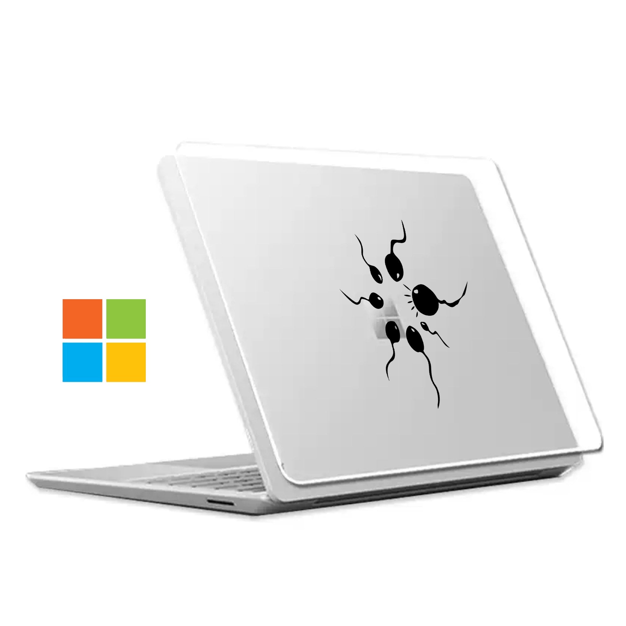 Durable Surface Laptop Case with Apple Logo Design - Stylish Protective Cover for MacBook Air/Pro - Perfect for Work, Travel & School Use