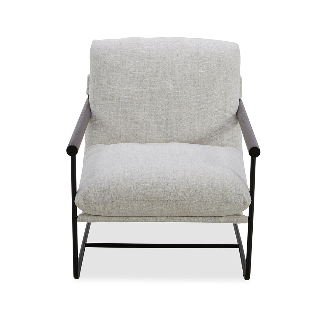 Nate Accent Chair - Modern Upholstered Lounge Chair for Living Room, Bedroom, Office - Comfortable & Stylish Home Decor Furniture for Relaxing and Reading