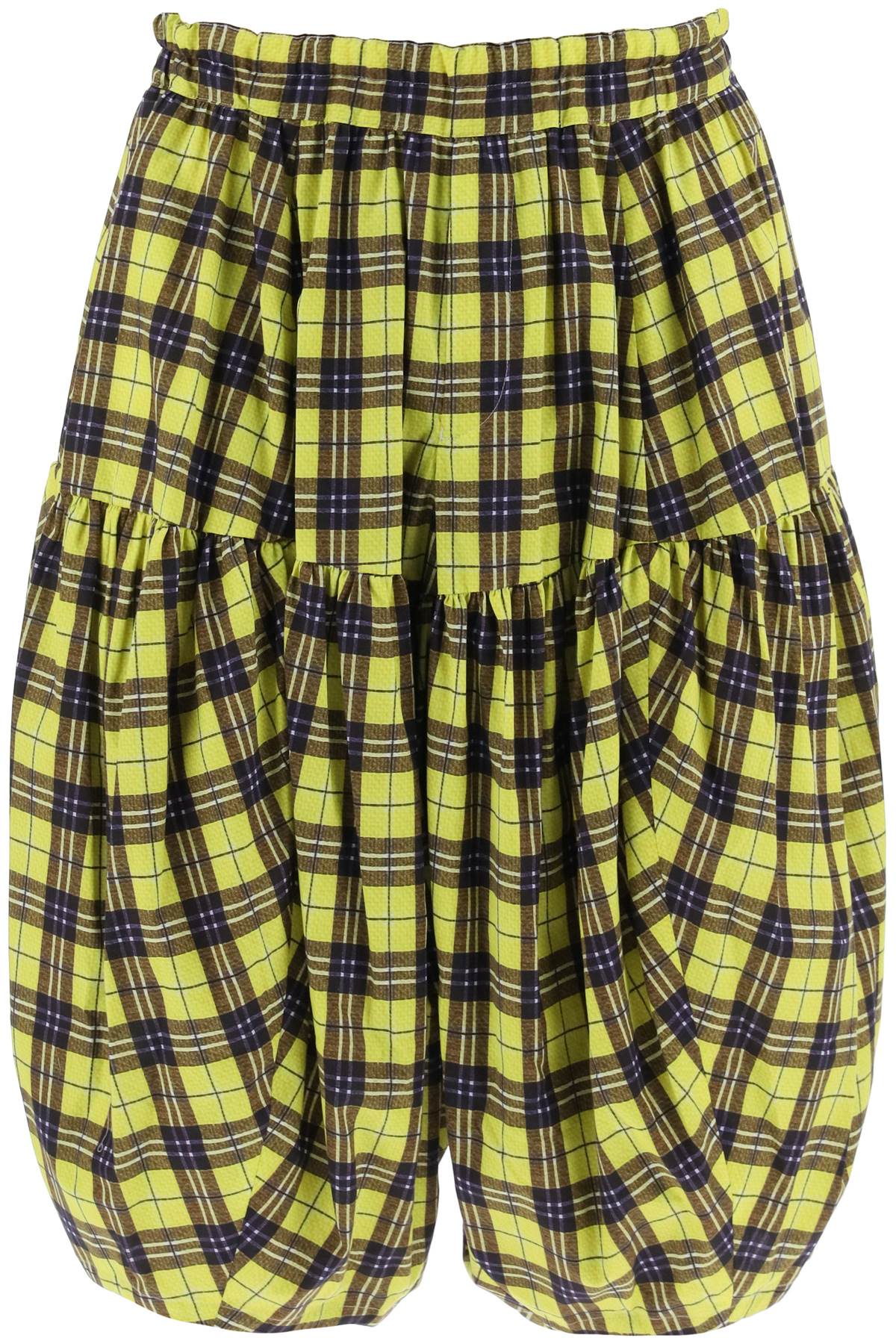 Comme des Garcons Homme Plus Check Cotton Balloon Shorts - Stylish & Comfortable Men's Casual Shorts for Summer Outings and Beach Vacations
