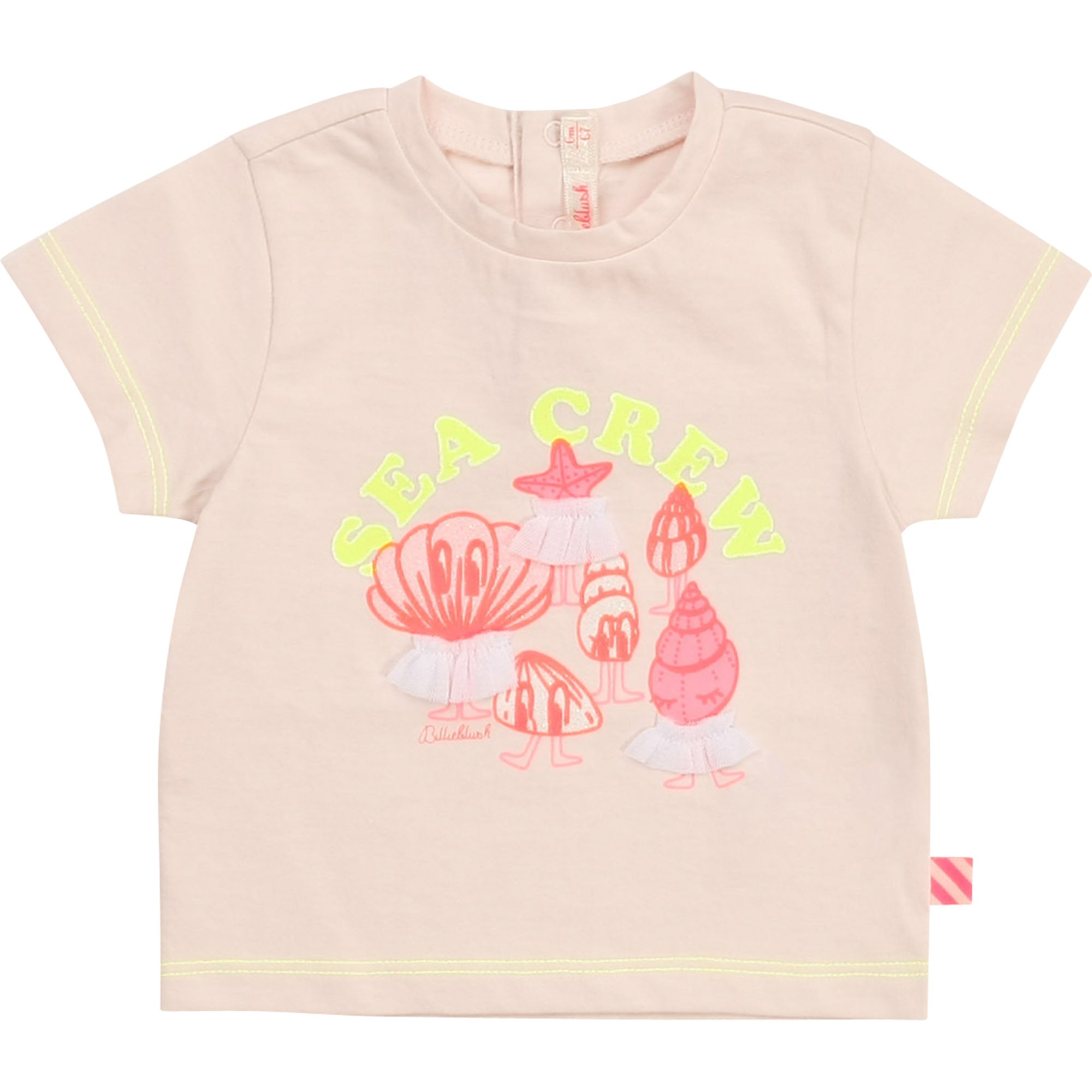 Billieblush Women's T-Shirt - Soft Pink Pale Spring Top for Casual Wear & Everyday Outfits