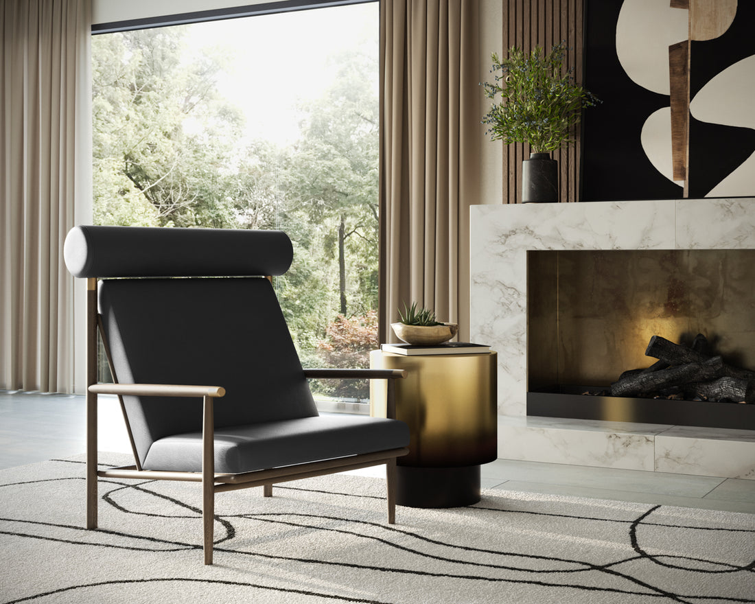 Biko Lounge Chair - Modern Comfortable Recliner for Living Room, Bedroom & Office - Perfect for Relaxing, Reading & Napping