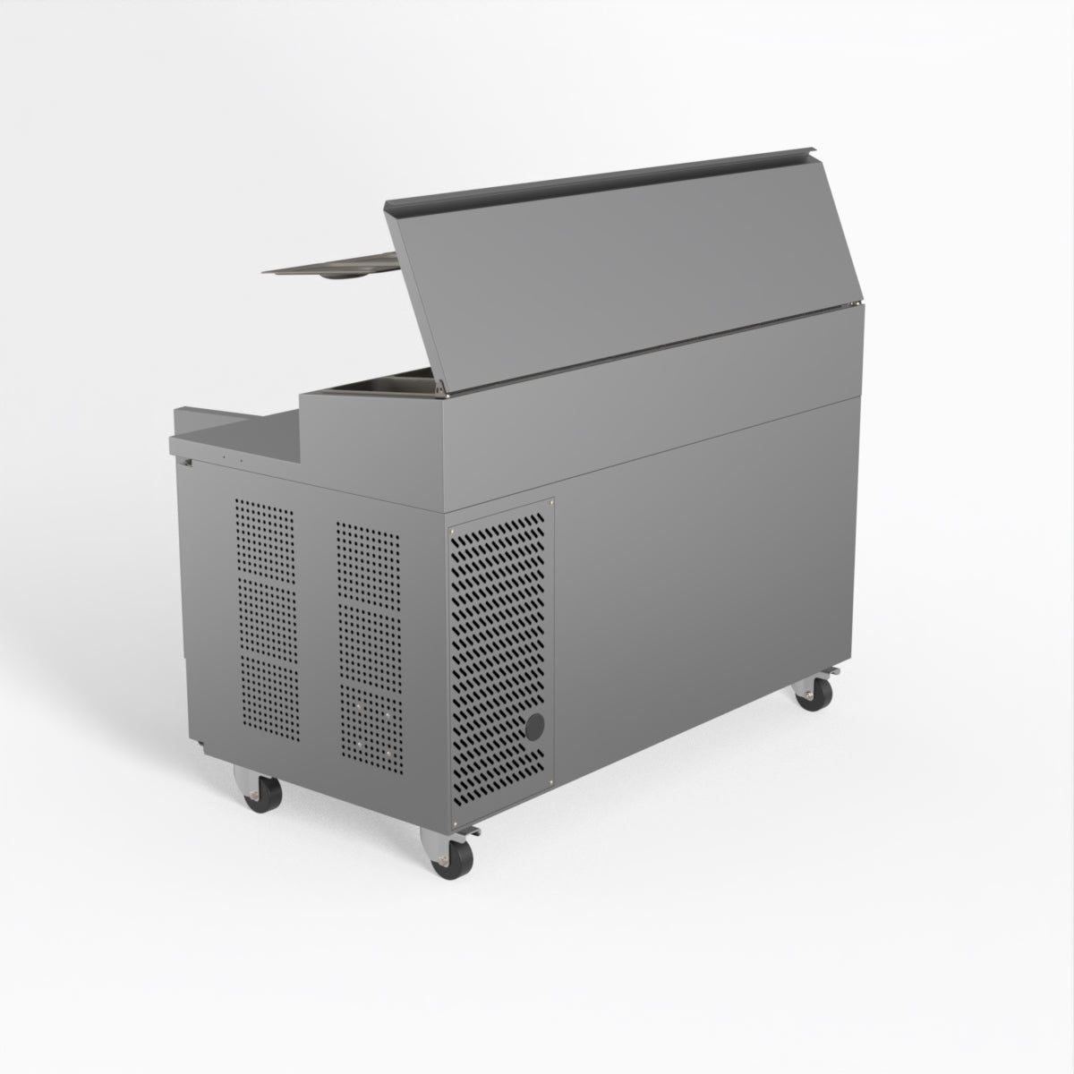 AG 2 Door Saladette Refrigerator with 8 x 1/3 GN Trays - Commercial Kitchen & Restaurant Use