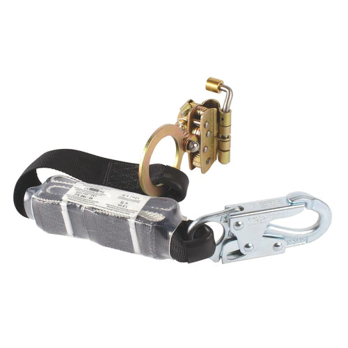 Dynamic Safety Rope Grab with Panic Lock FP131 30 - Fall Protection Equipment for Construction & Roofing Work | OSHA Compliant Safety Gear for Workers at Heights