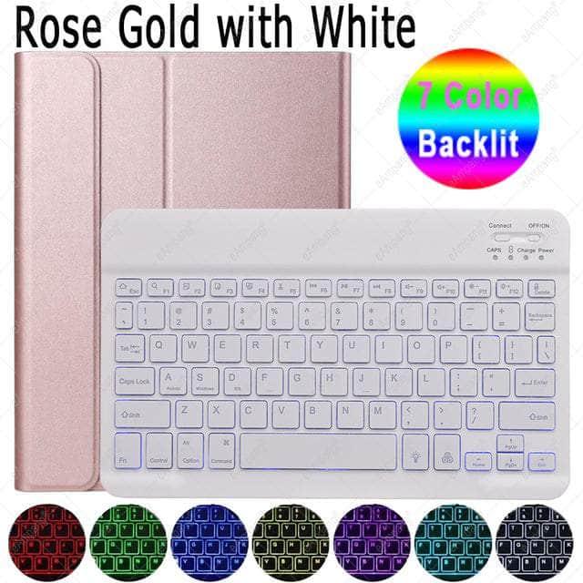 Rose Gold with White