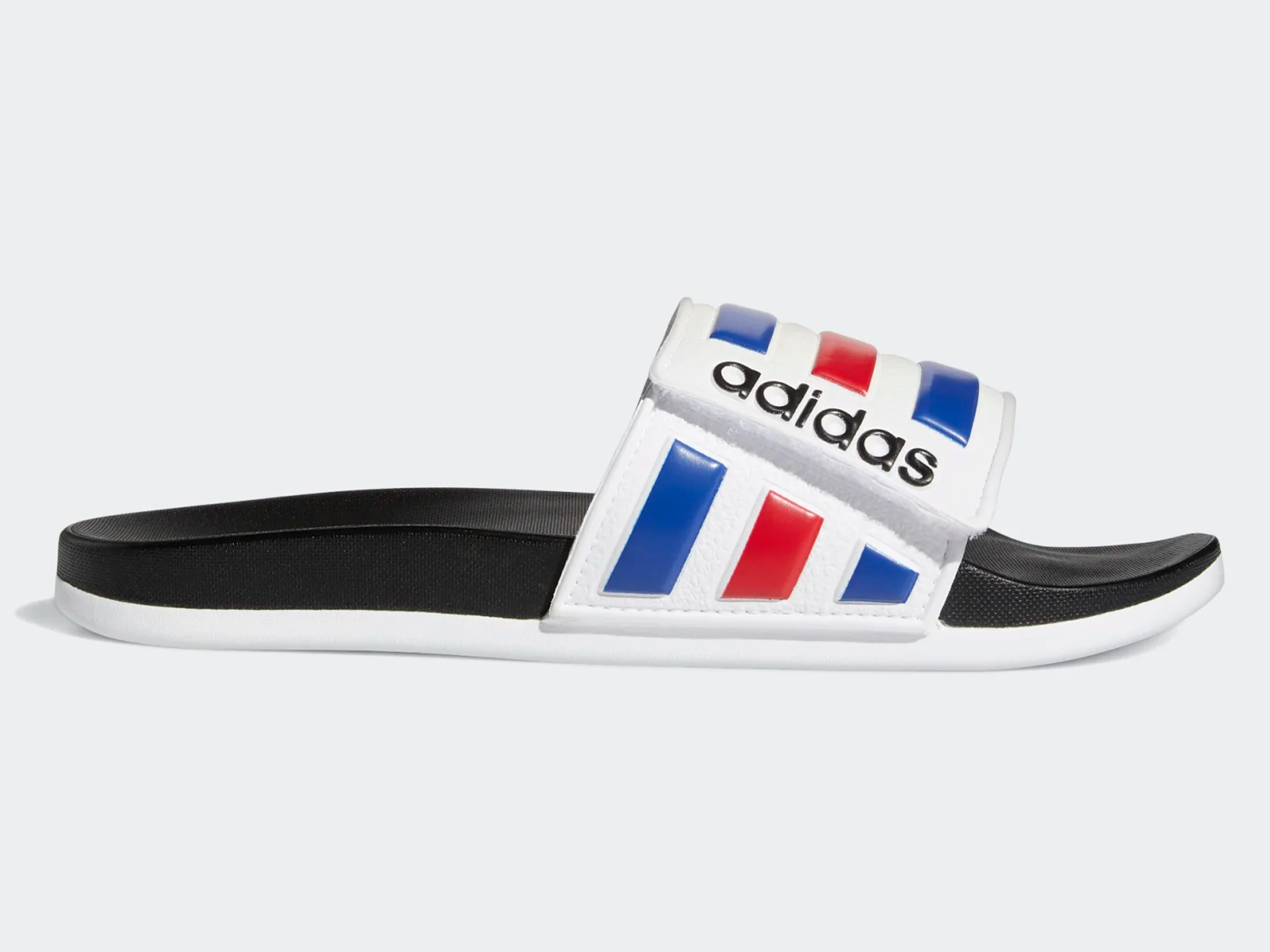 Adidas Men's Adilette Comfort Adjustable Slide Sandals - Lightweight Athletic Slides for Pool, Beach, Gym & Casual Wear