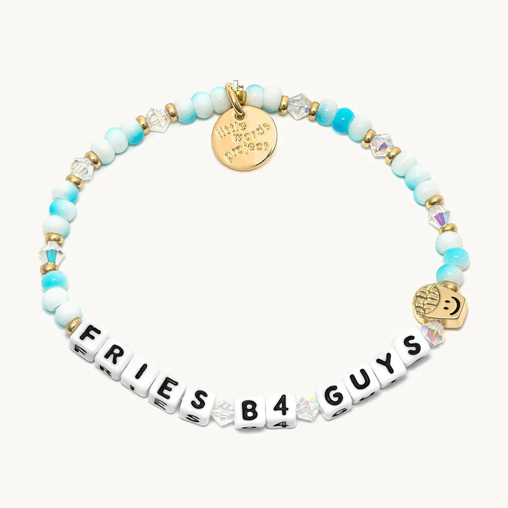 Fries B4 Guys Happy Meal Bracelet for Kids - Adjustable S/M Size - Fun Fast Food Toy Jewelry for Boys & Girls - Perfect for Birthday Parties, McDonald's Collectors & Fast Food Lovers