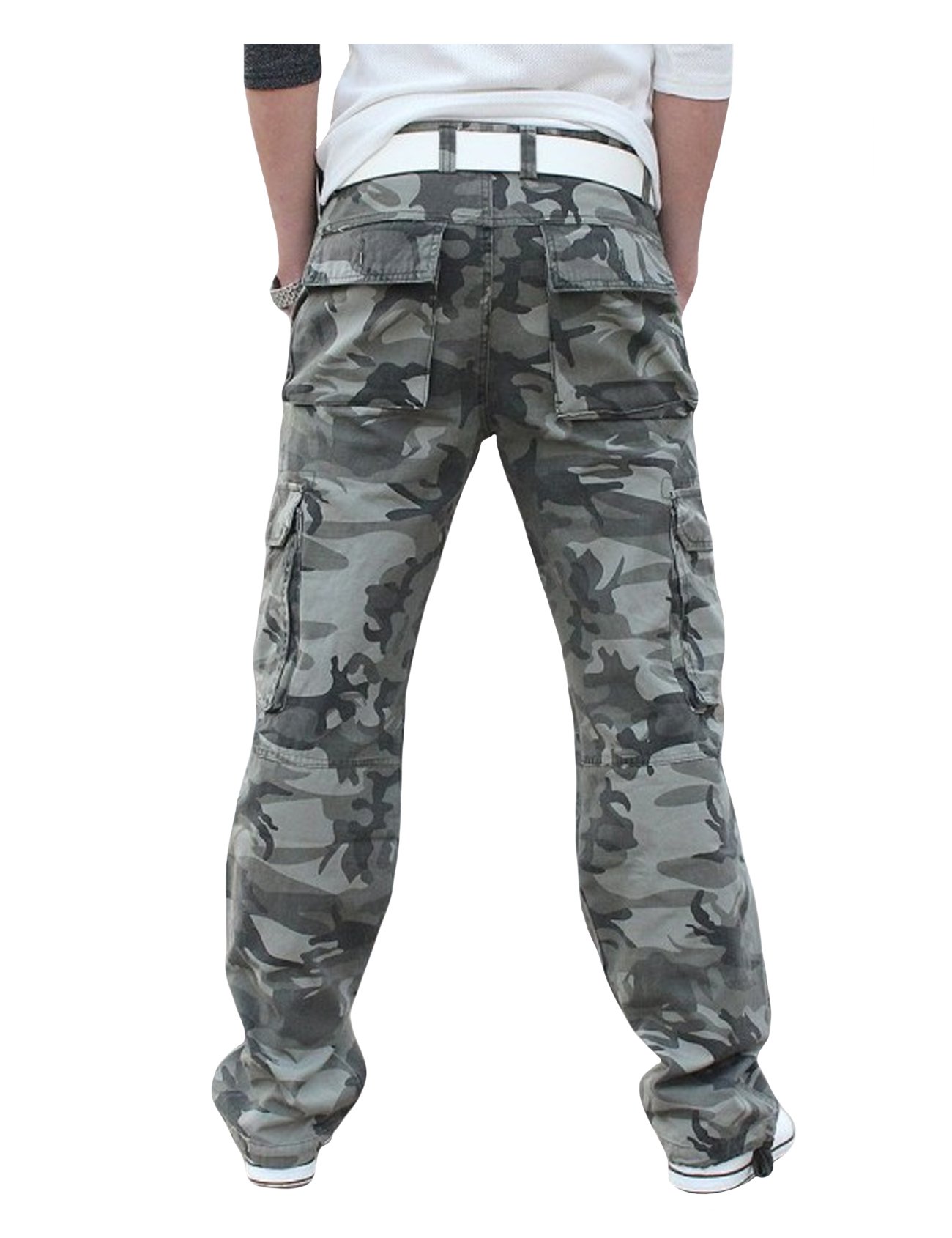Men's Military Tactical Cargo Pants - Loose Fit Combat Pants with Multiple Pockets | Perfect for Outdoor Hiking, Camping & Airsoft Activities