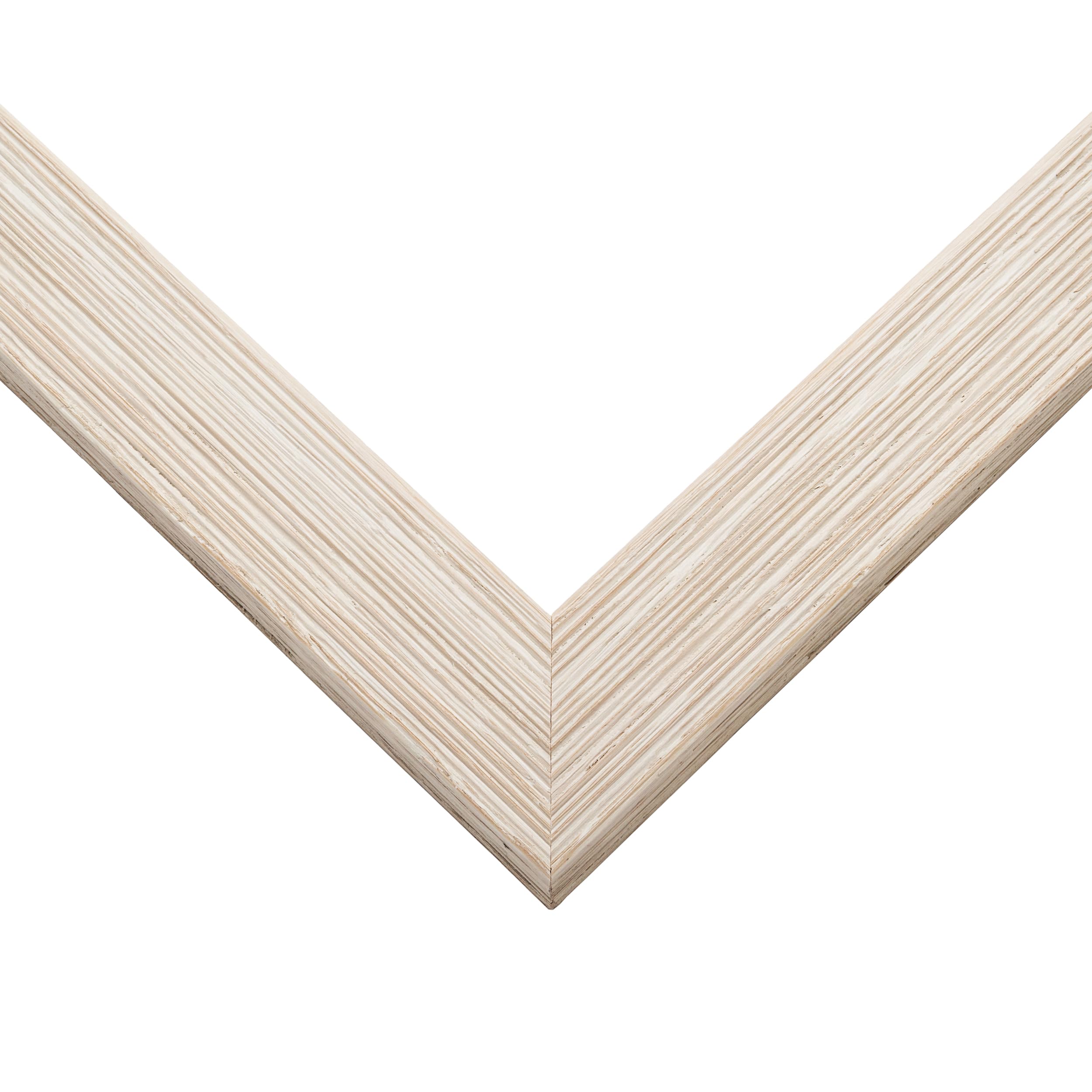 27x40 Distressed White Washed Wood Picture Frame with UV Acrylic & Foam Backing - Perfect for Movie Posters, Wall Art & Home Decor - Includes Hanging Hardware for Easy Display