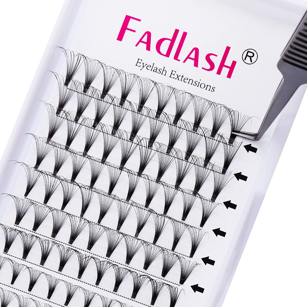 3D-20D Pointy Base Volume Eyelash Extensions Premade Fans - 0.05/0.07/0.10mm C/CC/D/DD Curls (16D-0.07C, 11mm) - Professional Salon Quality Lashes for Dramatic Eye Makeup & Special Occasions