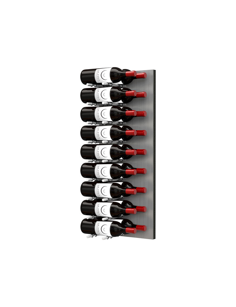 Premium Fusion Wine Wall Display - 3 Foot Alumasteel Rack for Wine Bottles (Label Forward Design) - Perfect for Home Bars, Restaurants, and Wine Cellars