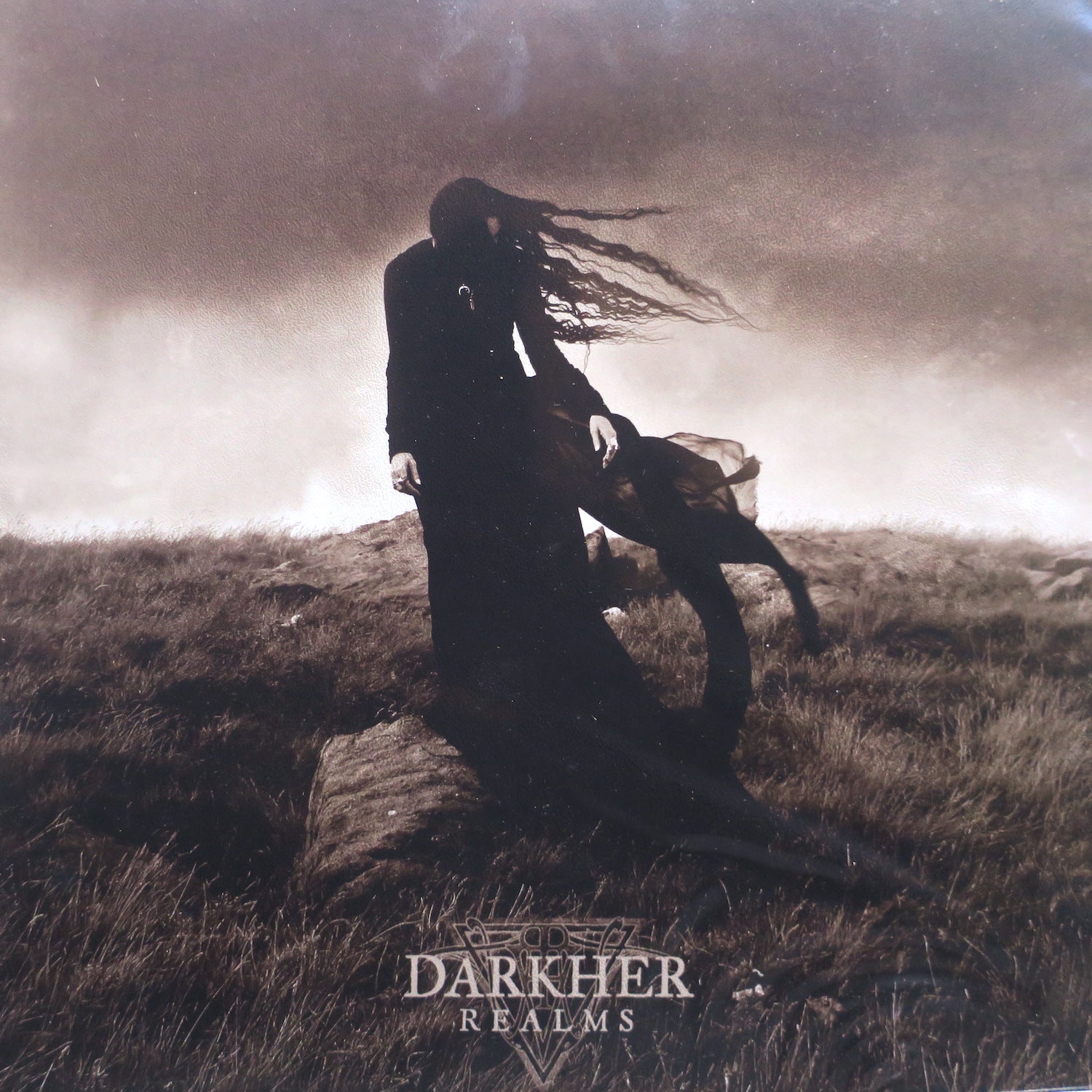 DARKHER 'Realms' Vinyl LP - Gothic Folk Doom Metal Album | Perfect for Chelsea Wolfe Fans | Ideal for Vinyl Collectors & Atmospheric Home Listening