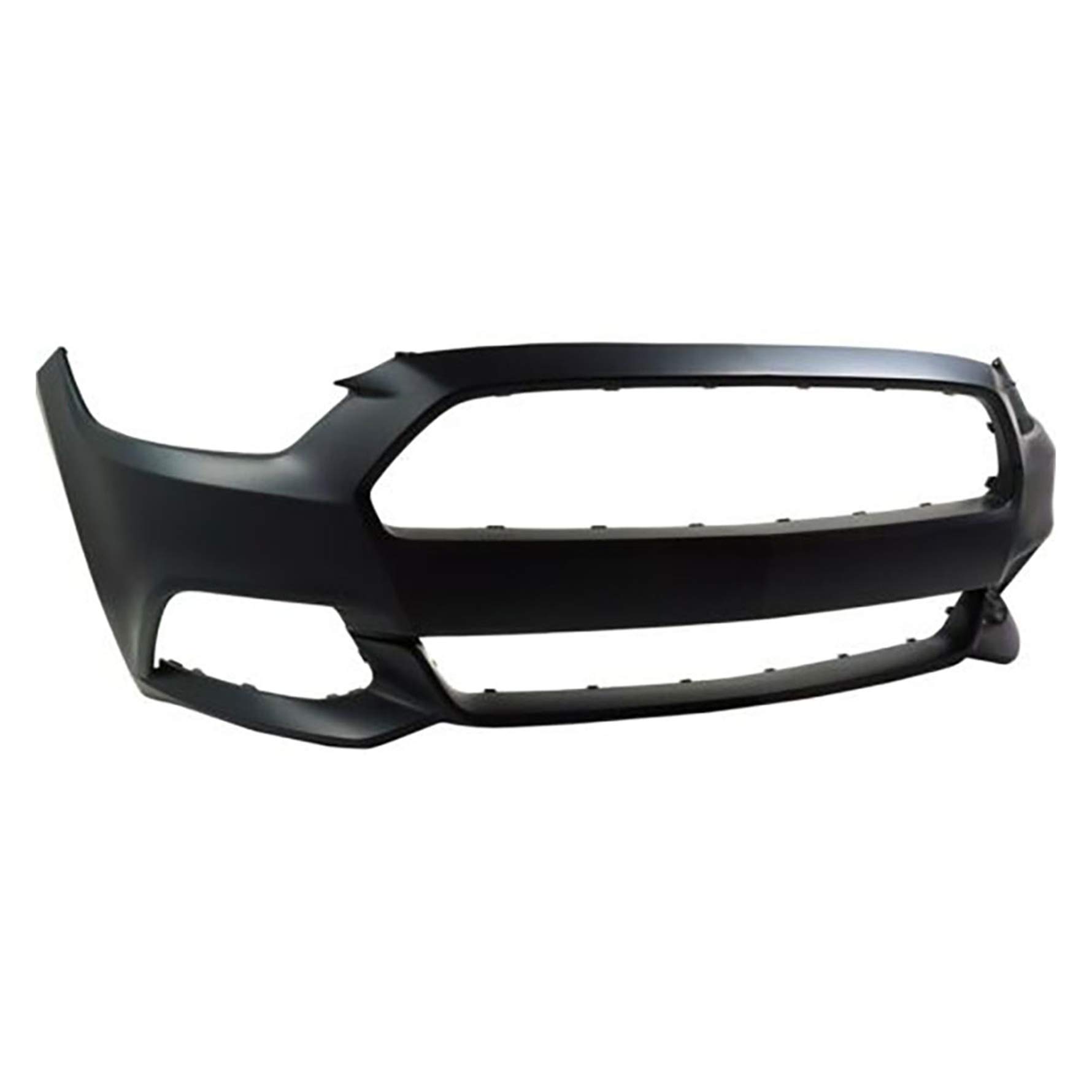 Primered Plastic Front Bumper Cover Replacement for Ford Mustang EcoBoost Premium GT V6 2015-2017 Models - Perfect Fit for Coupe & Convertible 2-Door | Durable Protection & Sleek Style Upgrade for Daily Driving & Car Shows