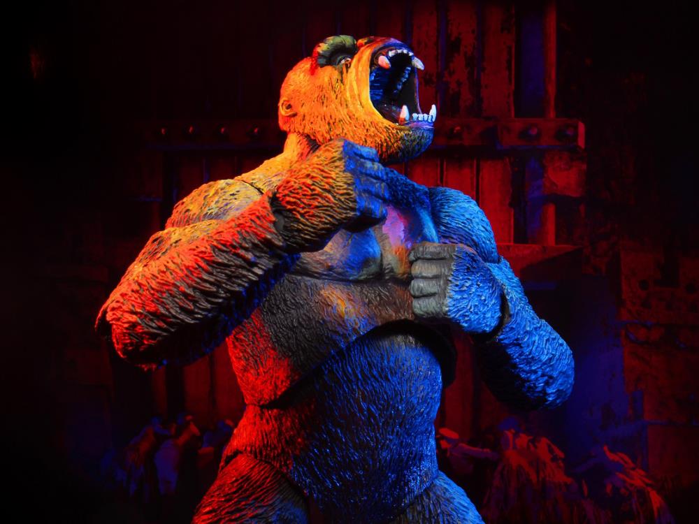 NECA King Kong Illustrated Version Action Figure - Collectible Movie Monster Toy for Display & Gifts - Perfect for Fans, Collectors & Home Decor
