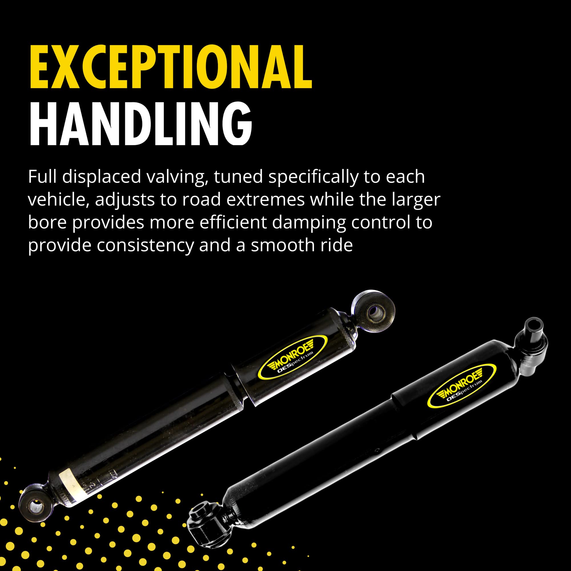 Monroe OESpectrum 5758 Shock Absorber - Premium Car Suspension Replacement Part for Smooth Ride | Perfect for Trucks, SUVs & Sedans