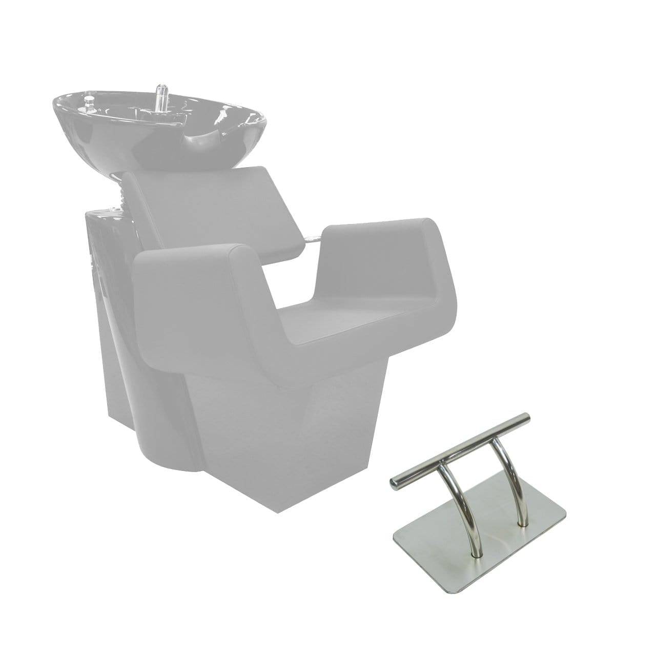 Adjustable Footrest for Salon Chairs, Styling Chairs & Backwash Units - Ergonomic Support for Hairdressers & Clients - Perfect for Salons, Spas & Beauty Clinics
