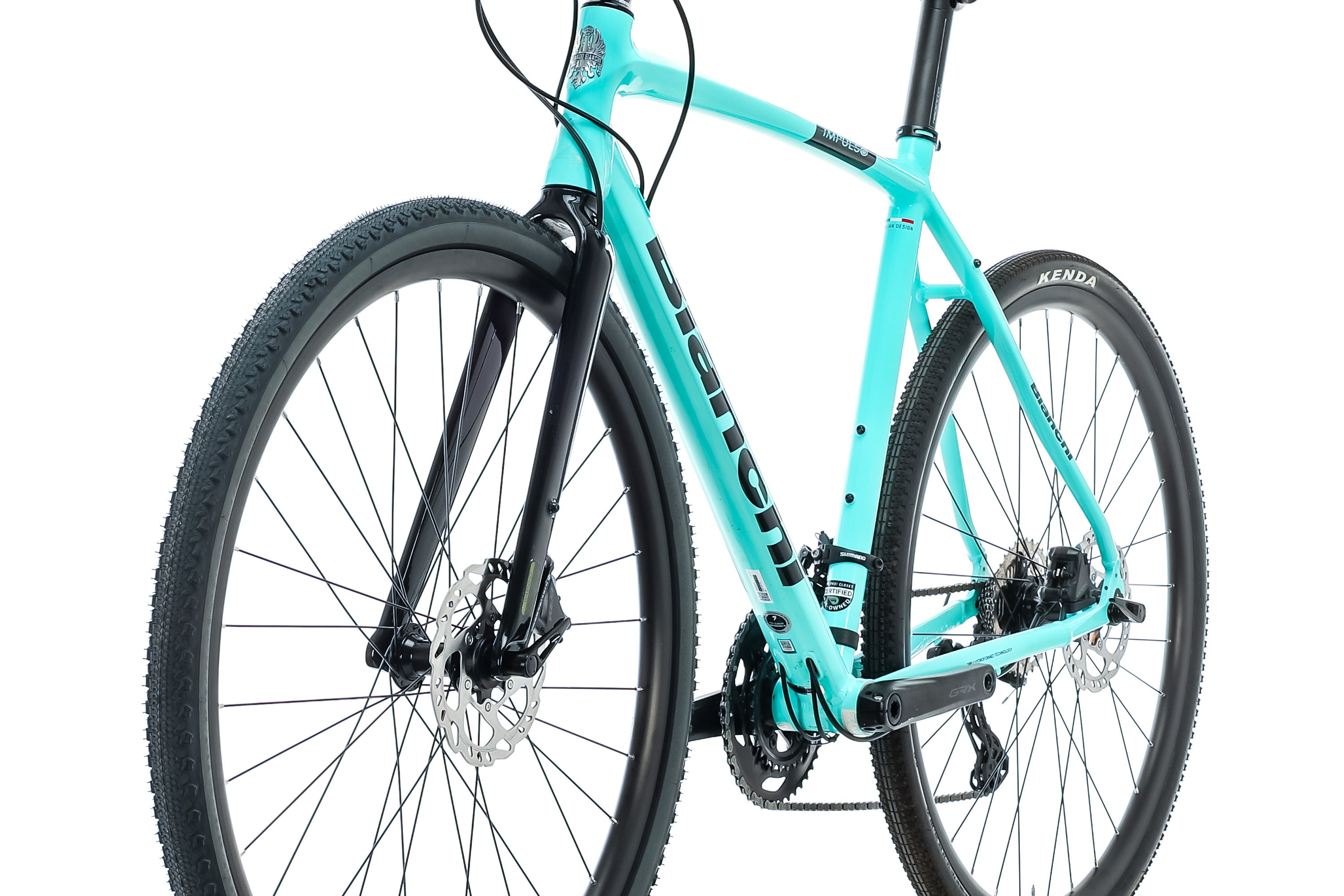 Bianchi Impulso Allroad GRX Gravel Bike 2020 - 57cm Carbon Frame, Shimano GRX Groupset - Perfect for Adventure Cycling, Commuting & Off-Road Trails