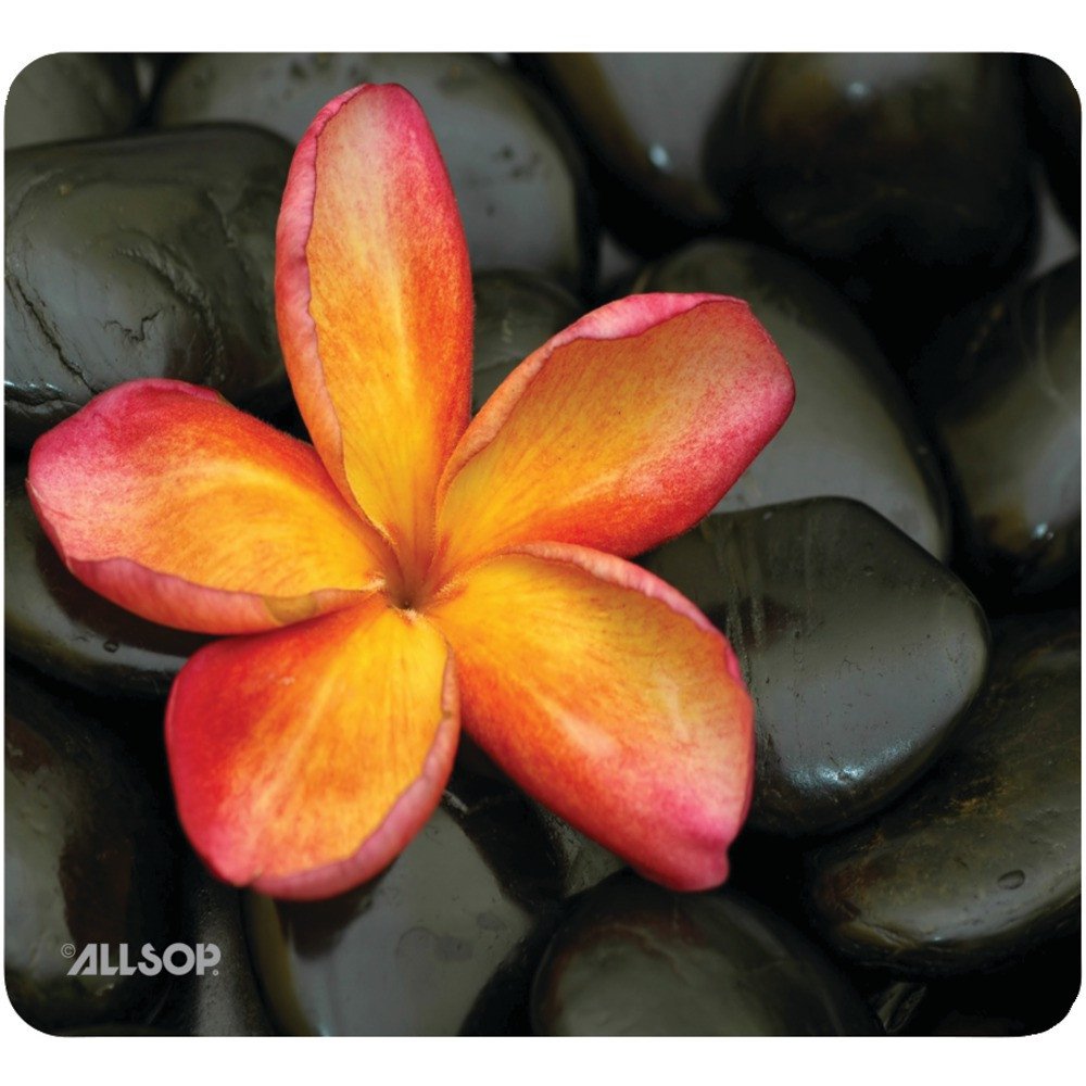 Allsop NatureSmart Mouse Pad with Floral Design (30185) - Ergonomic & Non-Slip Desk Accessory for Office, Gaming & Home Workspace