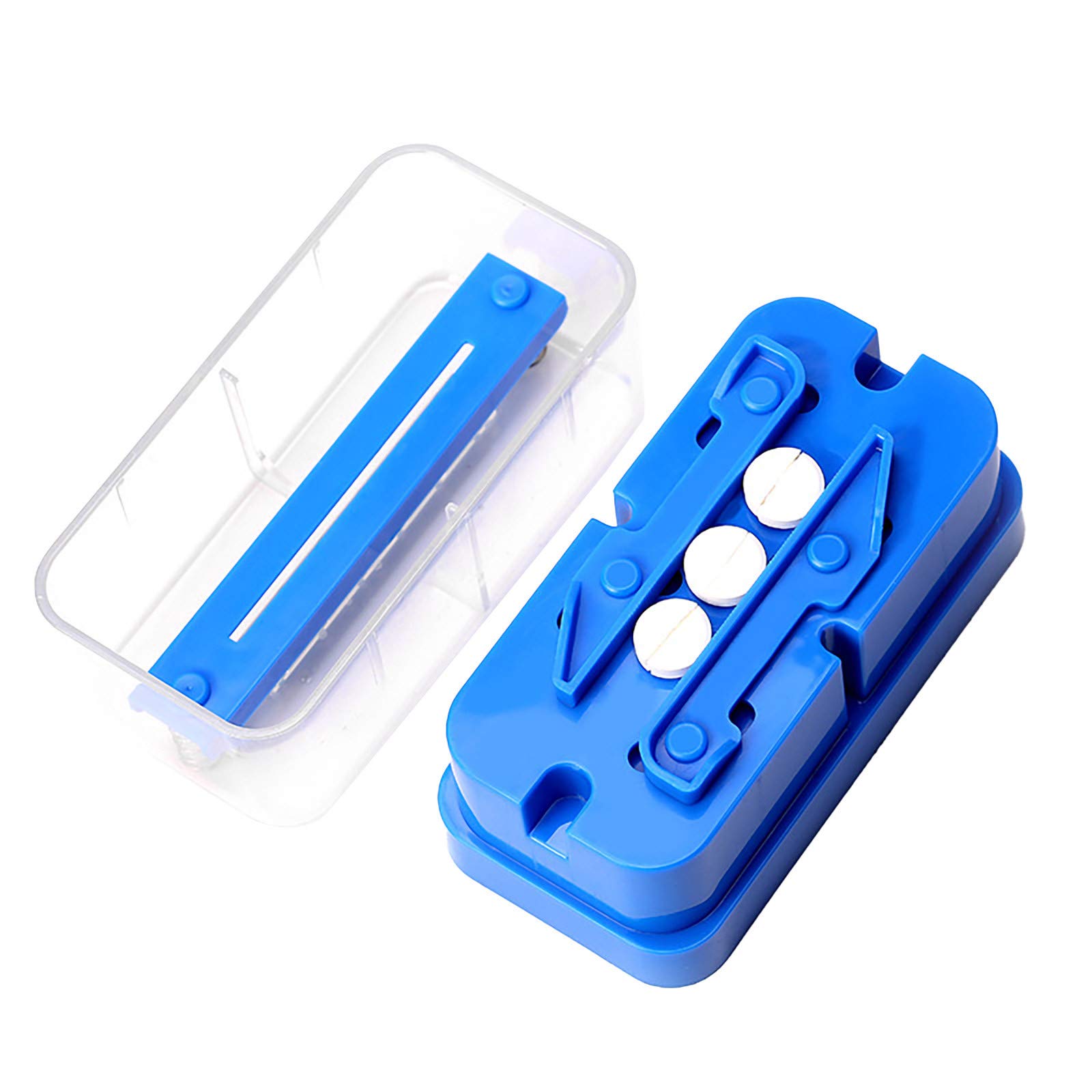 Yiser Adjustable Plastic Splitter for Large Tools & Home Improvement - Multi-Purpose Organizer for Food Storage Containers, Freezer Bins & Workshop (Blue, One Size) - Perfect for Garage Organization & Kitchen Storage Solutions
