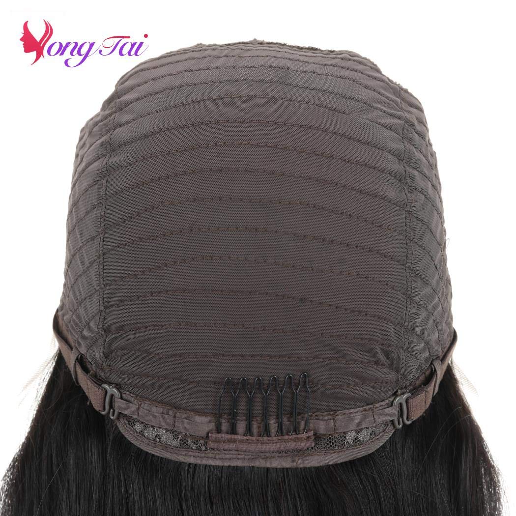 13x6 Transparent Straight Human Hair Wigs - T Part Lace Front Virgin Peruvian Hair Glueless Wig 150% Density 26 Inch Natural Black | Perfect for Daily Wear, Cosplay & Special Occasions