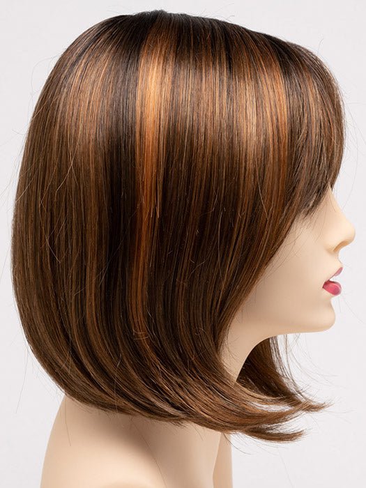 Carley Short Synthetic Wig with Mono Top - Natural Look Heat Resistant Hairpiece for Women - Perfect for Cosplay, Daily Wear & Costume Parties