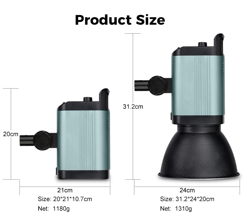 FEICHAO 100W LED Photography Light - Studio Fill Light for Film, Camera, and Video Shooting - Perfect for YouTube, TikTok, and Portrait Photography