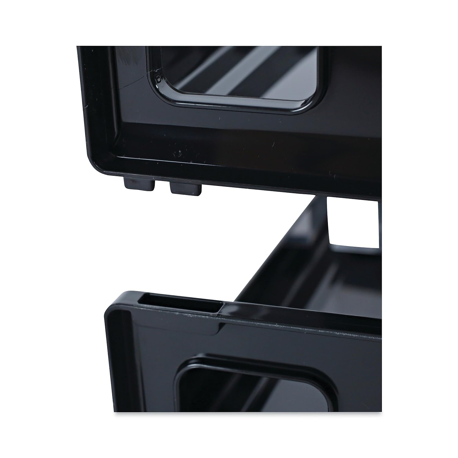 UNV08100 - Universal Side Load Letter Desk Tray, Black - Organize Mail, Documents & Office Supplies - Perfect for Home, Office & Workspace Organization