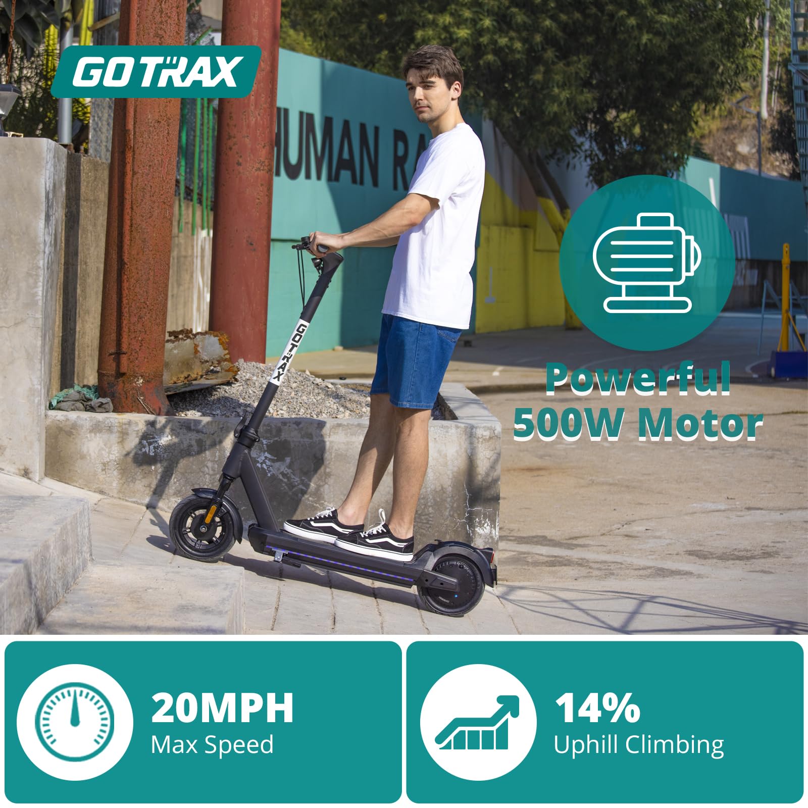 Gotrax 500W Electric Scooter for Adults - 10